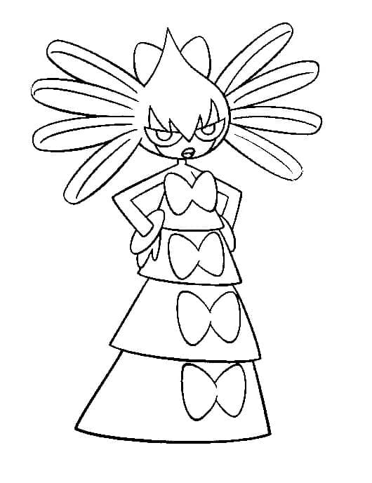 Desenho deGothitelle Pokemon para colorir