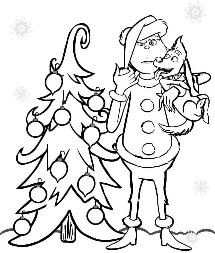 Desenho de Grinch 18 para colorir