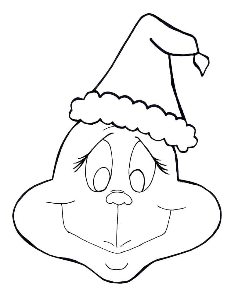 Desenho de Grinch Feliz para colorir