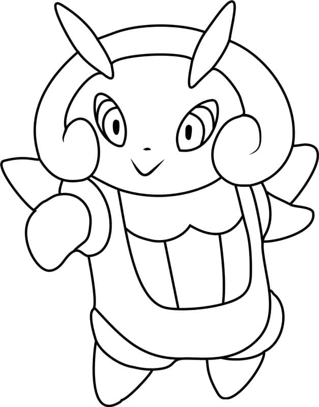 Desenho deIllumise Pokemon para colorir