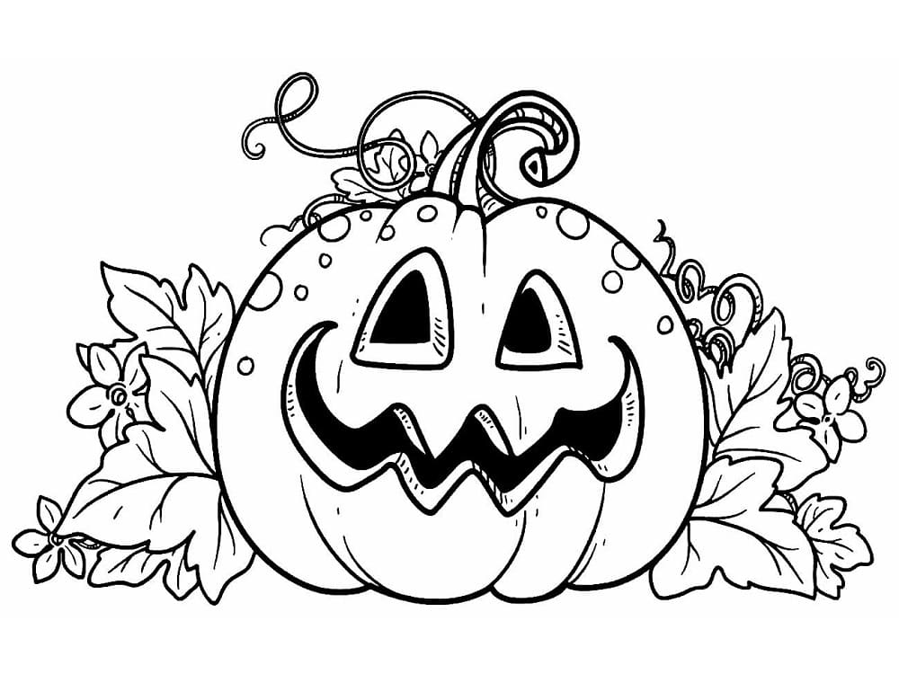 Desenho de Jack O Lantern Gátis para colorir