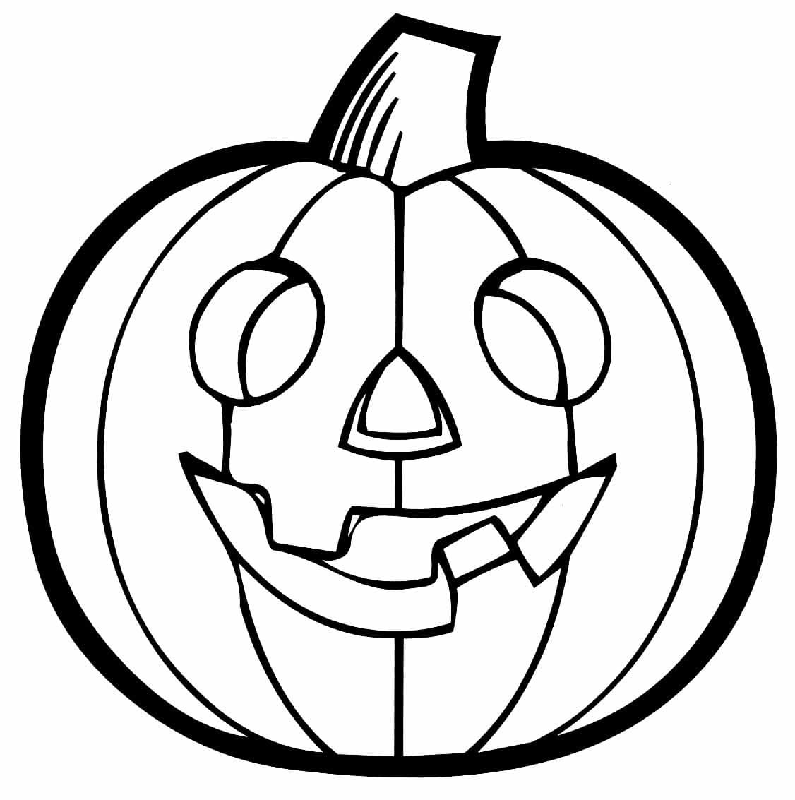 Desenho de Jack O Lantern para colorir