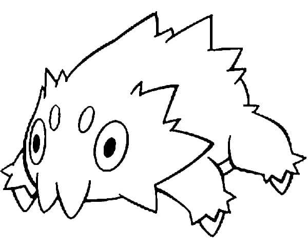 Desenho deJoltik Pokemon para colorir