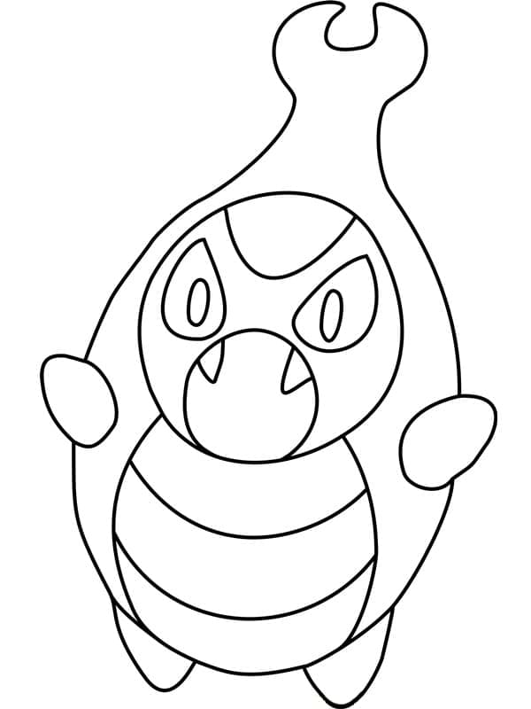 Desenho deKarrablast Pokemon para colorir