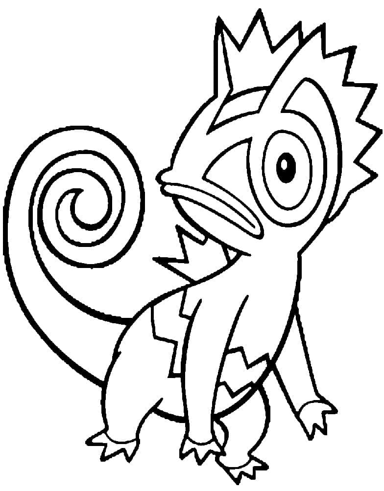 Desenho deKecleon Pokemon para colorir