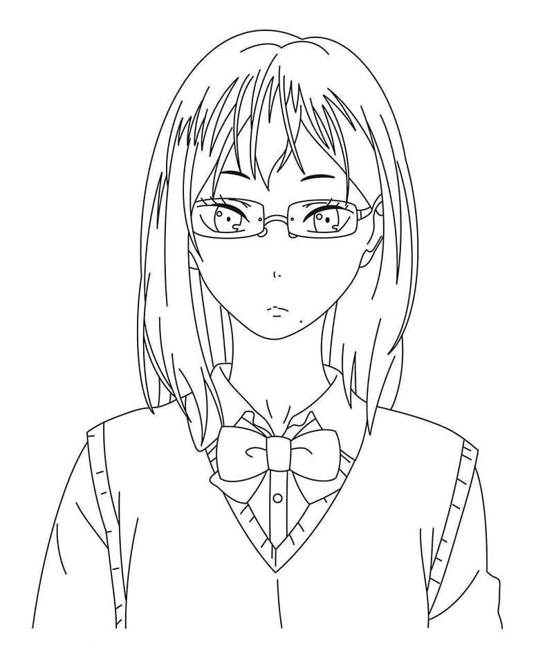 Desenho deKiyoko Shimizu para colorir