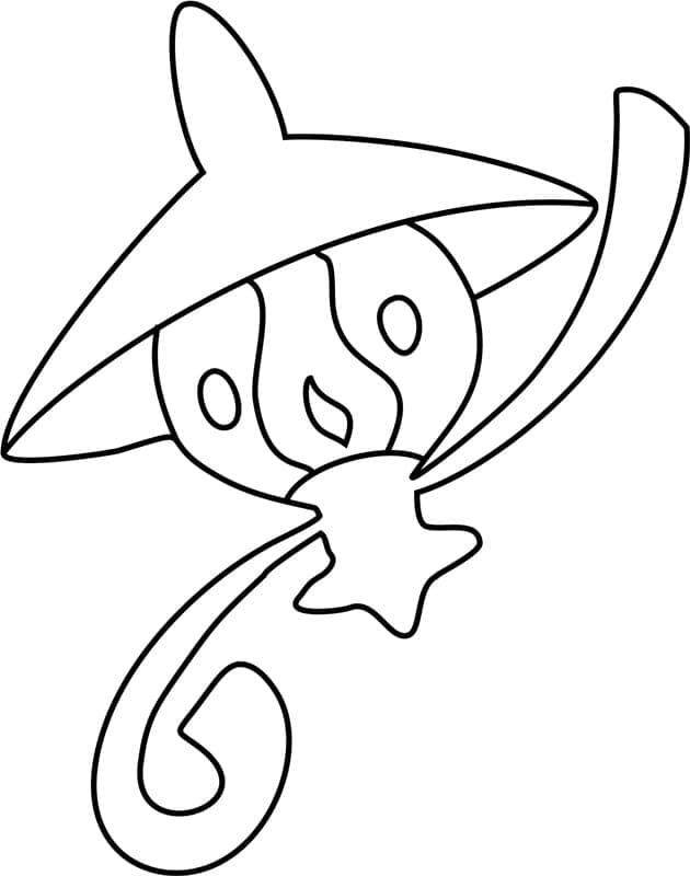 Desenho deLampent Pokemon para colorir