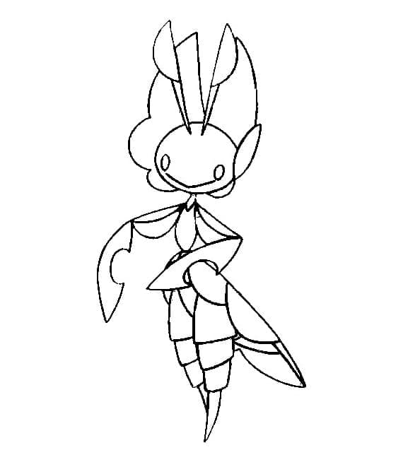 Desenho deLeavanny Pokemon para colorir