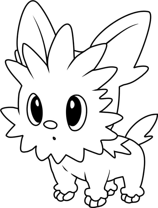 Desenho deLillipup Pokemon para colorir