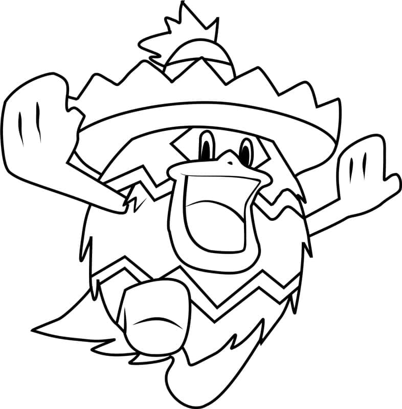 Desenho deLudicolo Pokemon para colorir