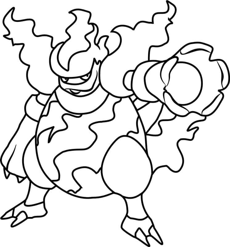 Desenho deMagmortar Pokemon para colorir