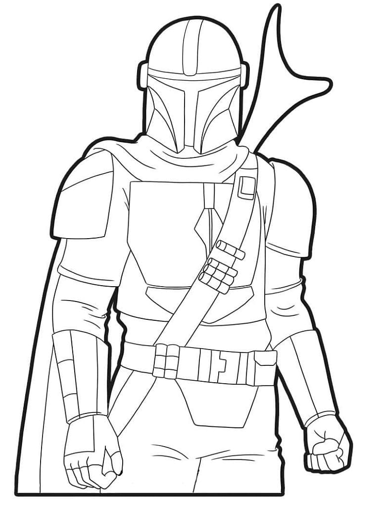 Desenho deMandalorian 15 para colorir