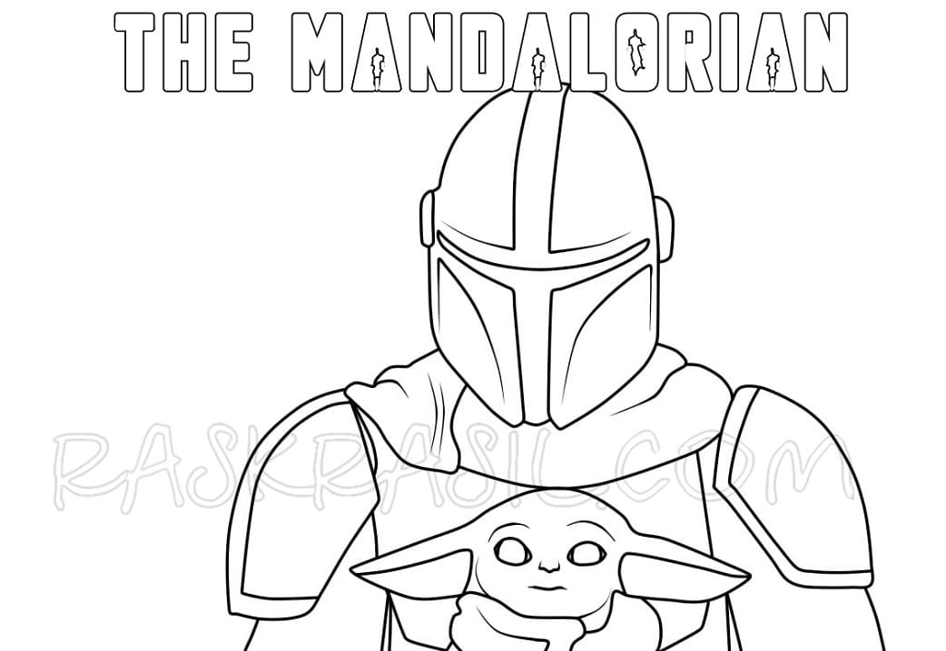 Desenho deMandalorian 16 para colorir