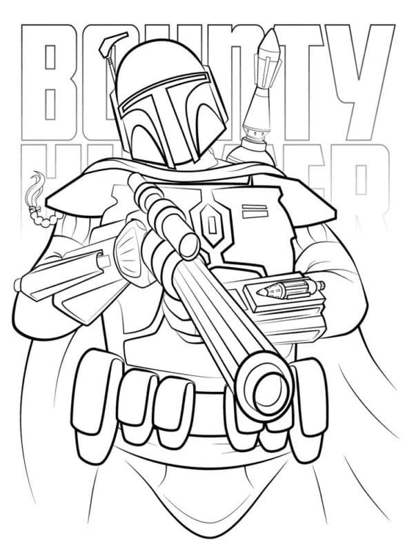 Desenho deMandalorian 8 para colorir