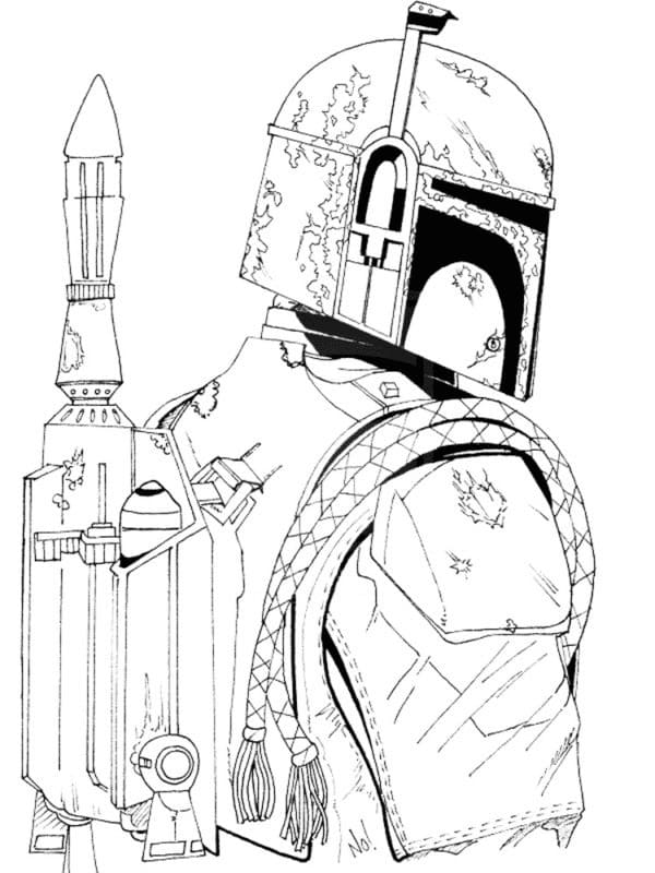 Desenho deMandalorian 9 para colorir