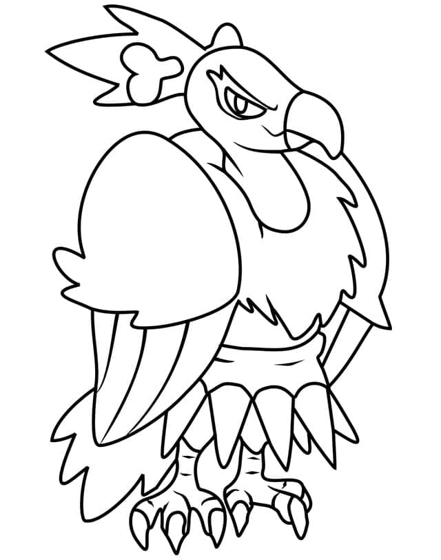 Desenho deMandibuzz Pokemon para colorir