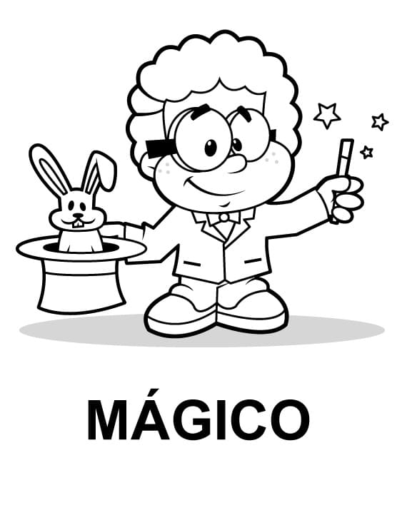 Desenho deMenino Mágico para colorir