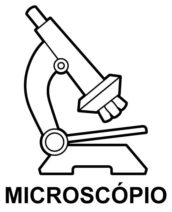 Desenhos de Microscópio para colorir