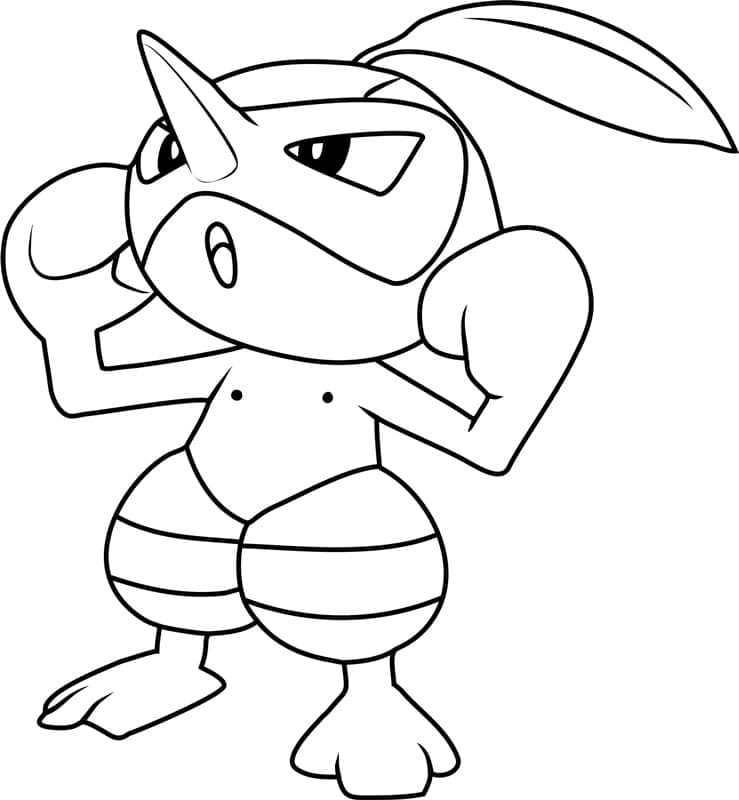 Desenho deNuzleaf Pokemon para colorir