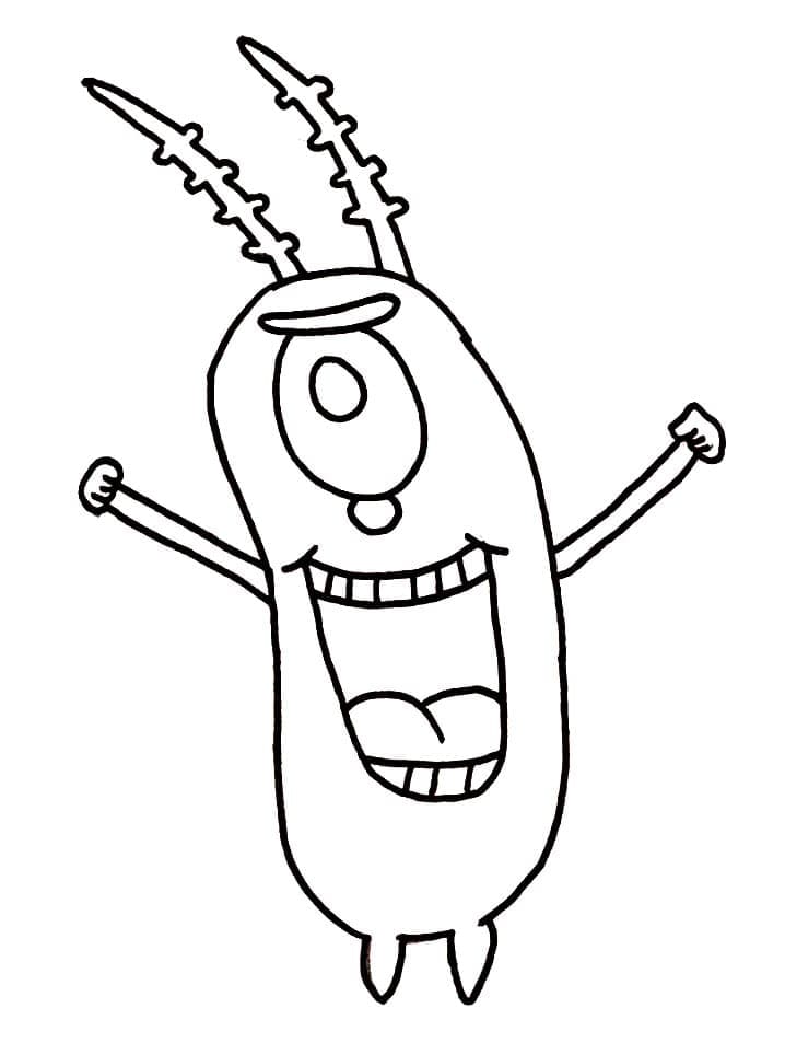 Desenho de Plankton 10 para colorir