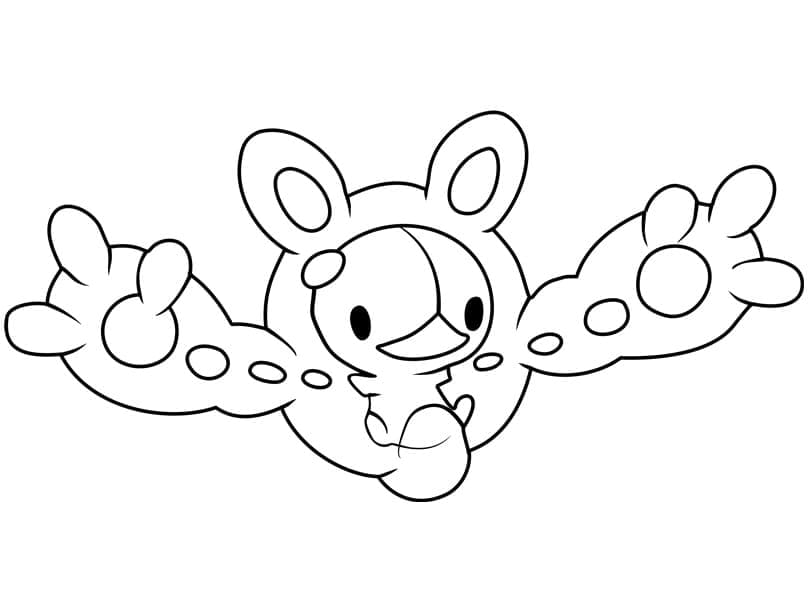 Desenho deReuniclus Pokemon para colorir