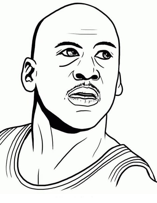 Desenhos de Michael Jordan para colorir