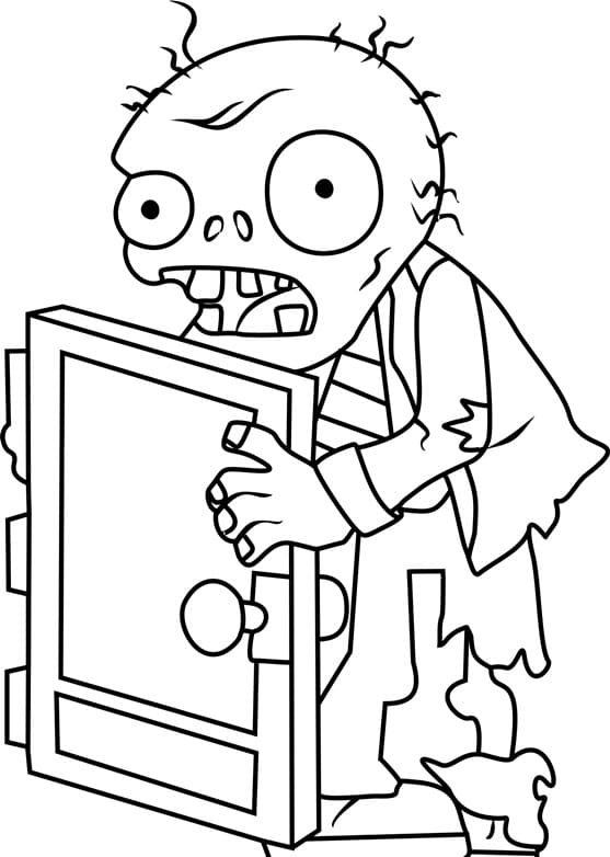 Desenho deScreen Door Zombie para colorir