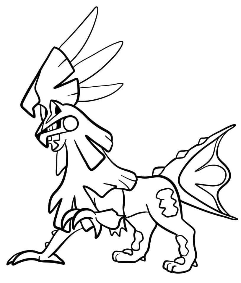 Desenho deSilvally Pokemon para colorir