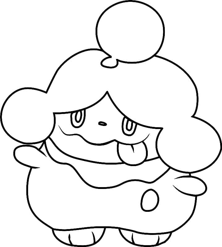 Desenho deSlurpuff Pokemon para colorir