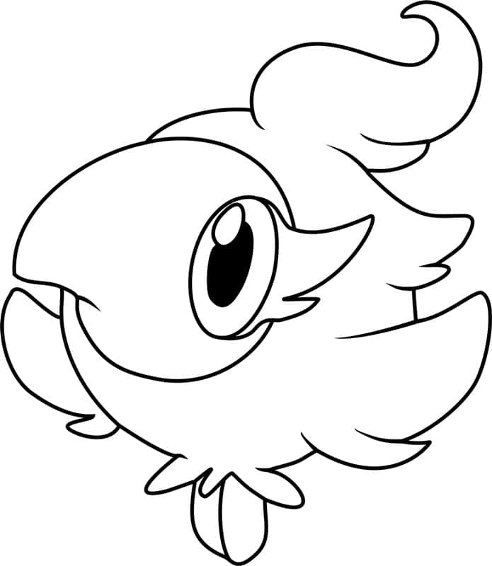 Desenho deSpritzee Pokemon para colorir