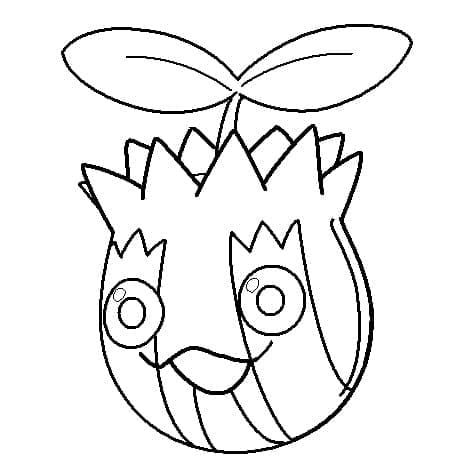 Desenho deSunkern Pokemon para colorir