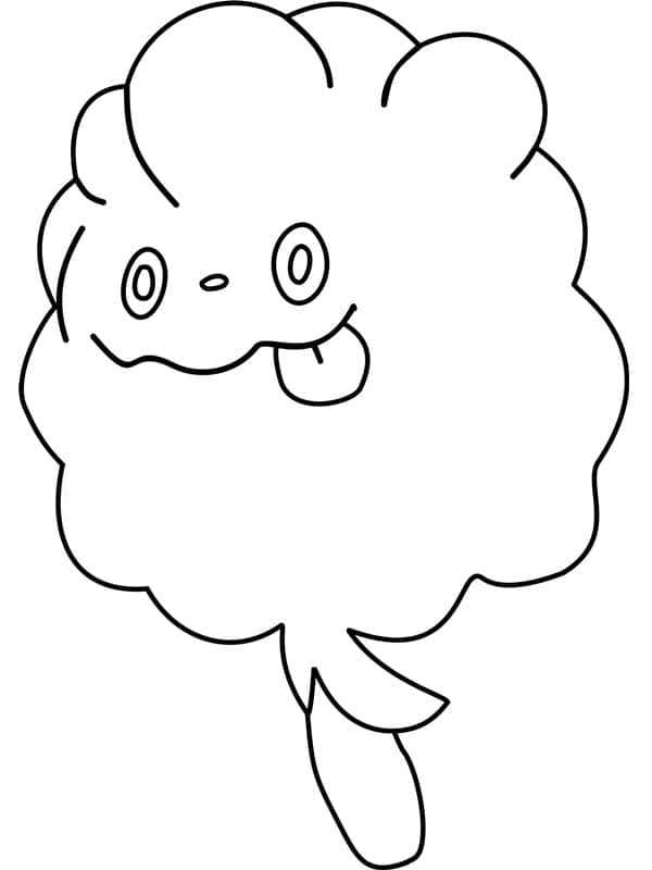 Desenho deSwirlix Pokemon para colorir