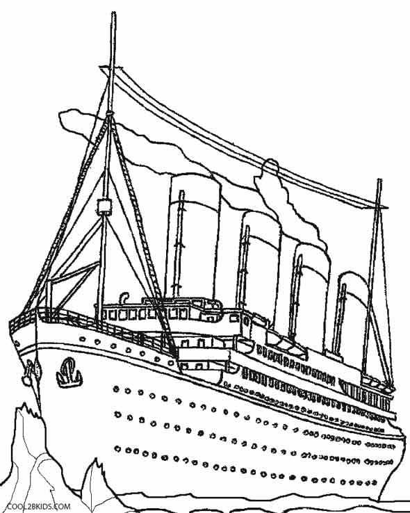 Desenho deTitanic 13 para colorir