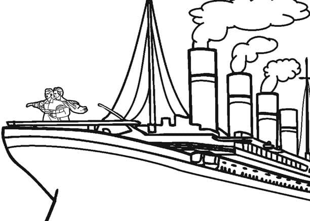 Desenho deTitanic 15 para colorir