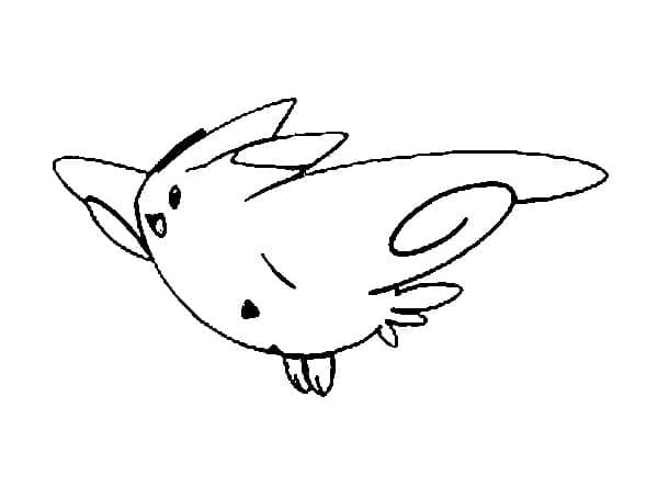 Desenho deTogekiss Pokemon para colorir