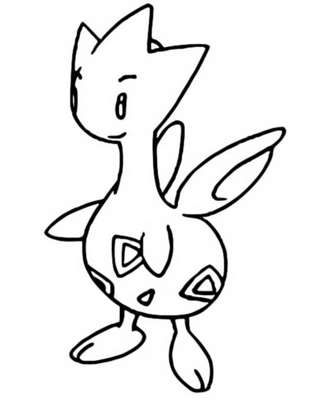 Desenho deTogetic Pokemon para colorir