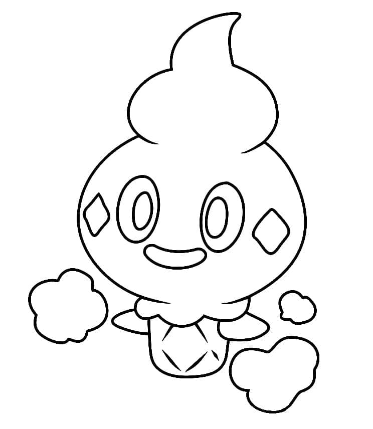 Desenho deVanillite Pokemon para colorir