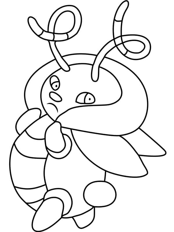 Desenho deVolbeat Pokemon para colorir