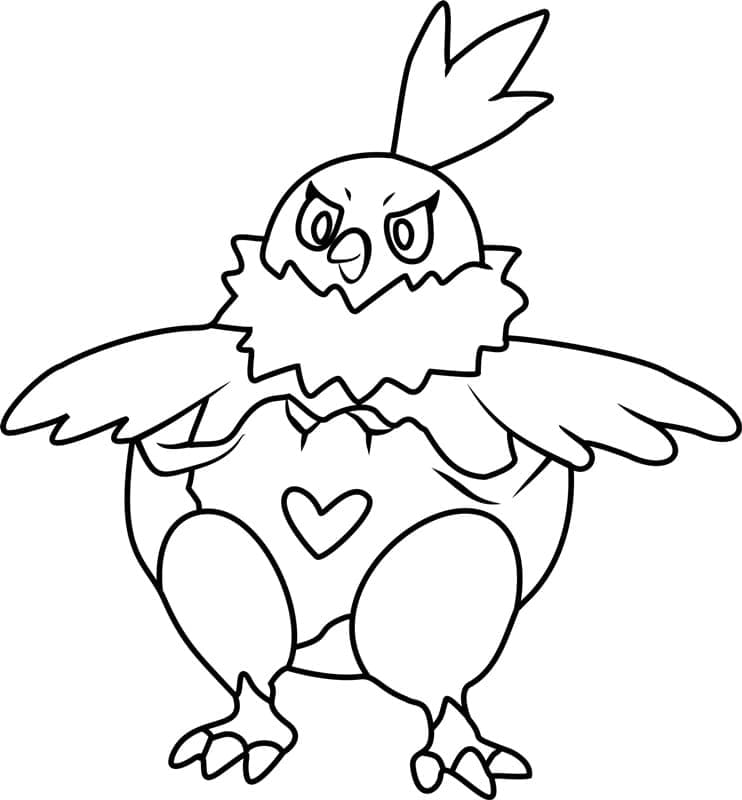 Desenho deVullaby Pokemon para colorir