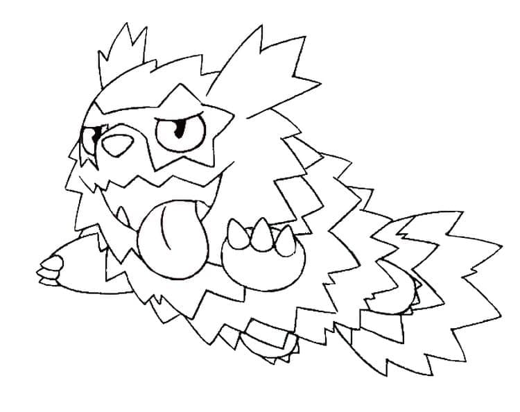 Desenho deZigzagoon Pokemon para colorir