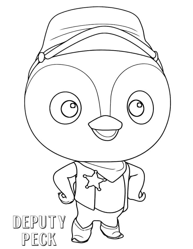 Desenho deDeputy Peck 1 para colorir