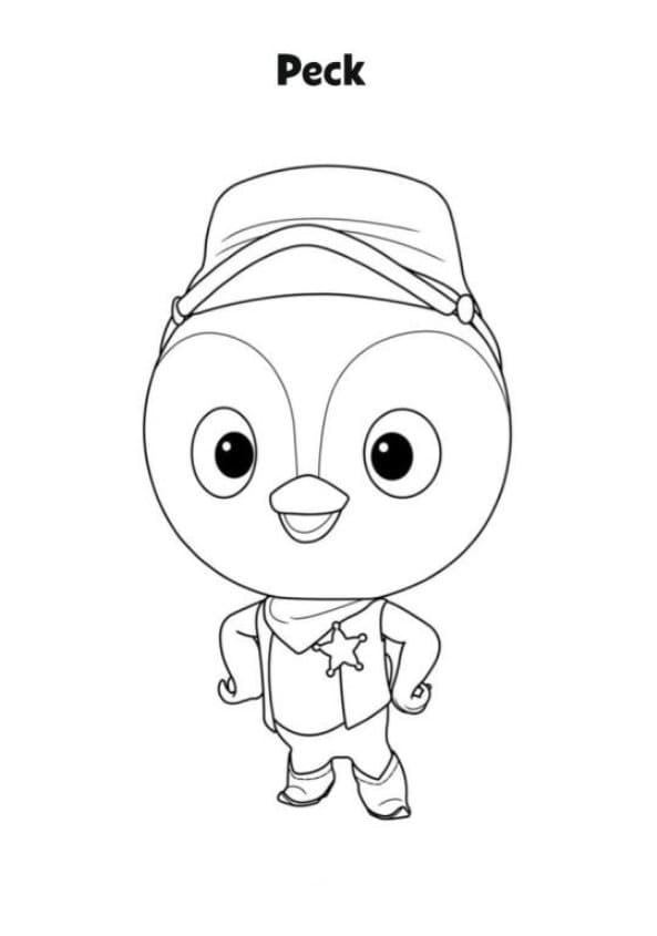 Desenho deDeputy Peck para colorir