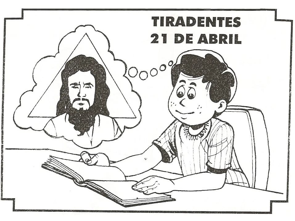 Desenhos de Dia de Tiradentes para colorir