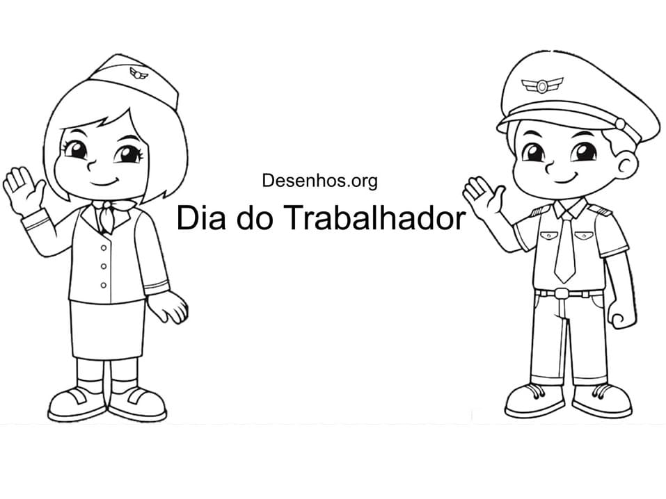 Desenho deDia do Trabalhador 4 para colorir