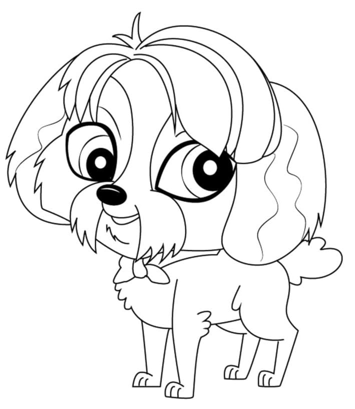 Desenho deDigby Littlest Pet Shop para colorir