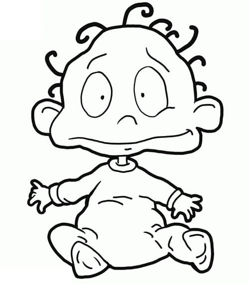 Desenho deDil Pickles Rugrats para colorir