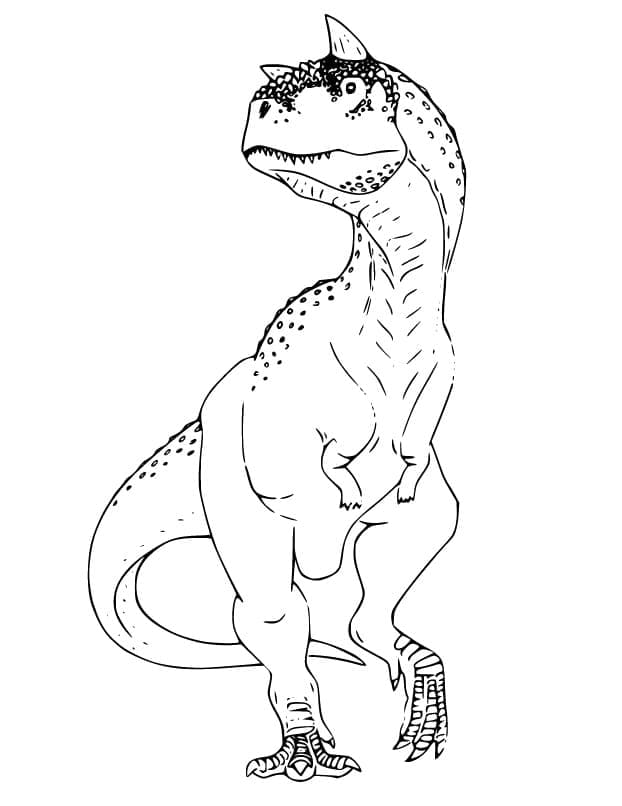 Desenho deDinossauro Carnotauro 1 para colorir