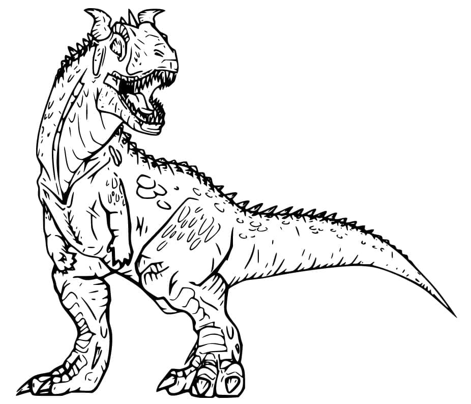 Desenho deDinossauro Carnotauro 4 para colorir