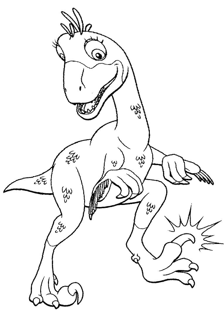 Desenho deDinotrem 20 para colorir