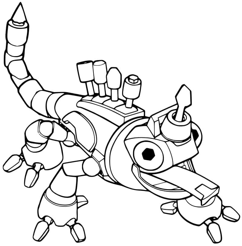 Desenho deDinotrux Revvit para colorir